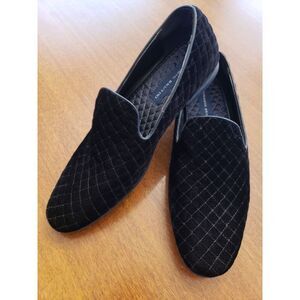 giorgio brutini Chatwal Slip‎ On Loafers Velvet Black 10.5M Driving Shoes 11
